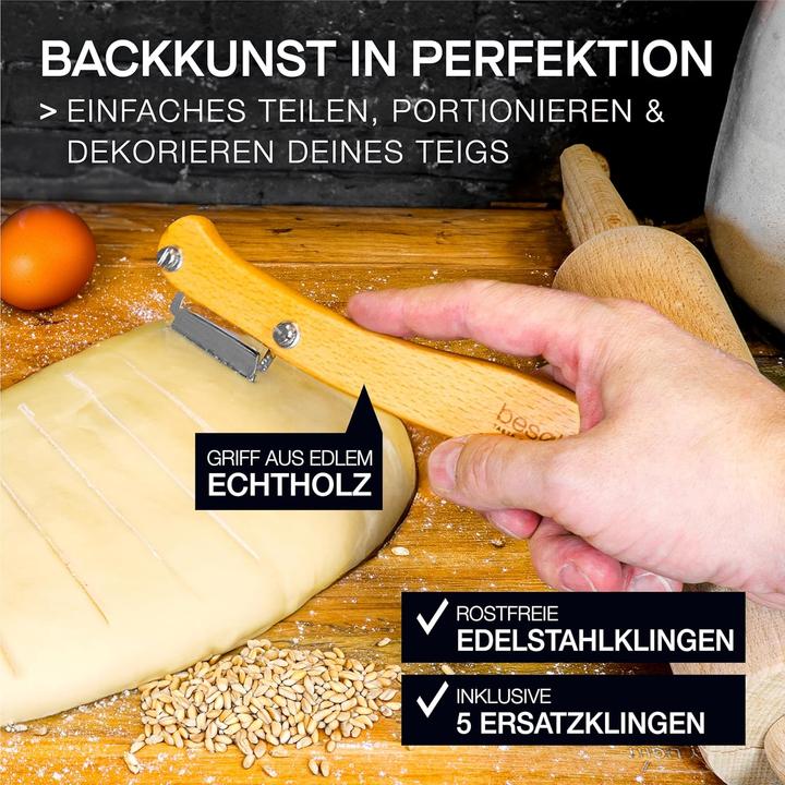 Produktbild Besok Gusseisen-Brotbackform mit Gärkorb & Teigmesser