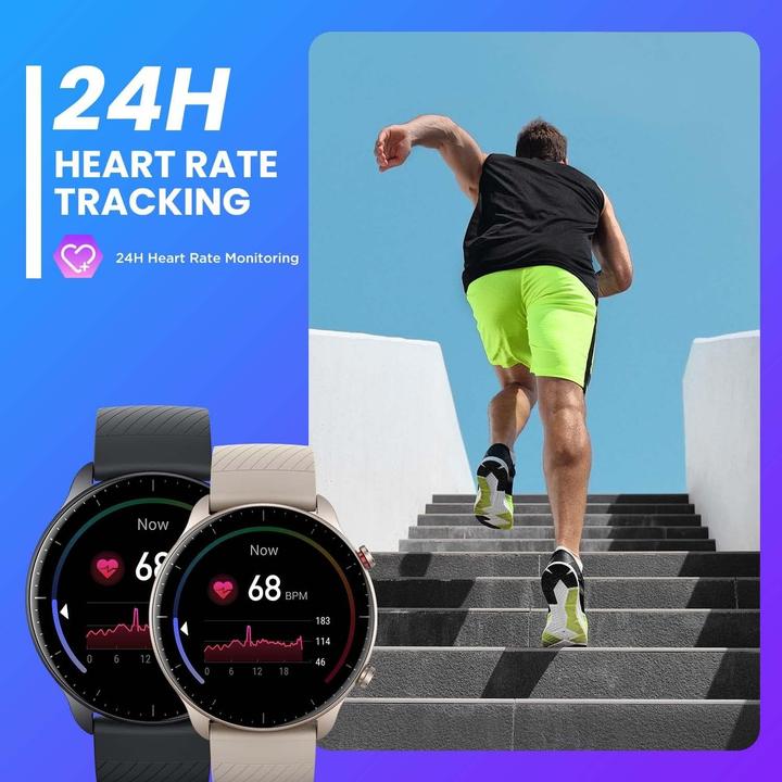 Image du produit Amazfit Montre intelligente GTR 2 - Thunder Black (46 mm)