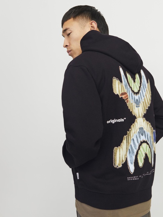 Produktbild Jack & Jones Rückenprint Kapuzenpullover Kapuzenpullover (L)