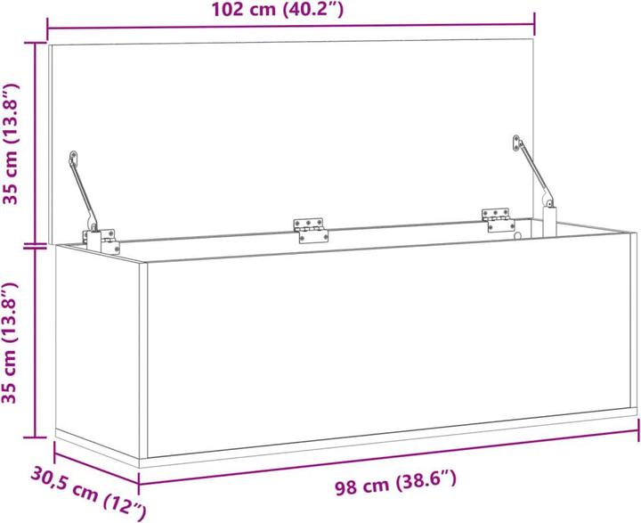 Produktbild VidaXL Jieshou City (102 x 35 x 35 cm)