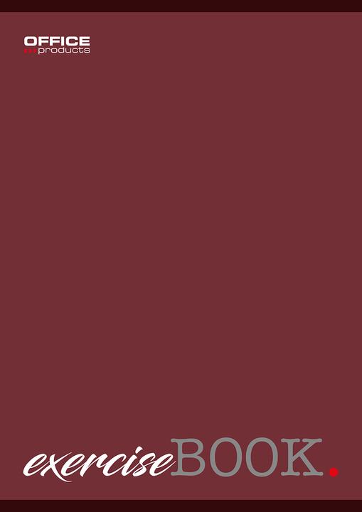 Actual product image Office Products Exercise book, A5, squared, 96 sheets, 60g/m?, colours mix (A5, Checked)