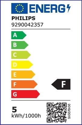 Energy Label Philips Hue Essential White & Color Ambiance (GU10, 4.70 W, 345 lm, 1 x, F)