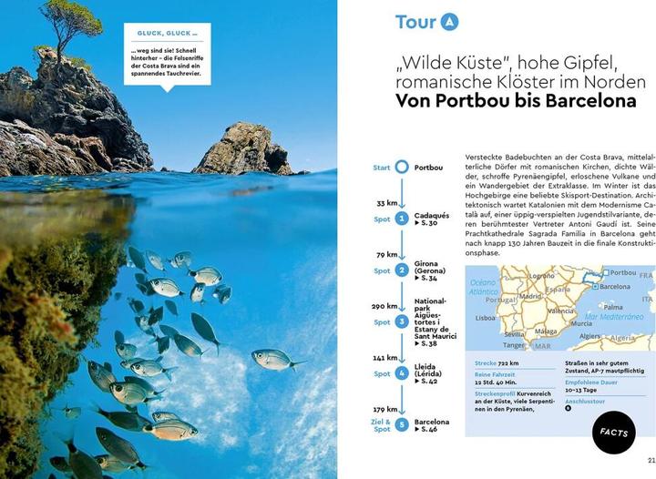 Actual product image Camper Guide Spain: Mediterranean Coast, Catalonia & Andalusia (German, Jan Marot)