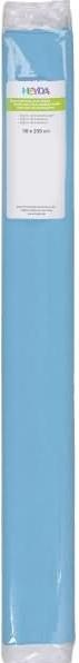 Actual product image Heyda Crepe paper light blue 50x250cm pack of 10 rolls (32 g/m², 1 x)
