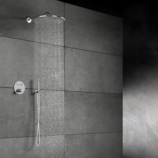 Actual product image Steinberg series 100 overhead shower, rain shower, round, 400x8 mm, 1001689 (20 l/min)