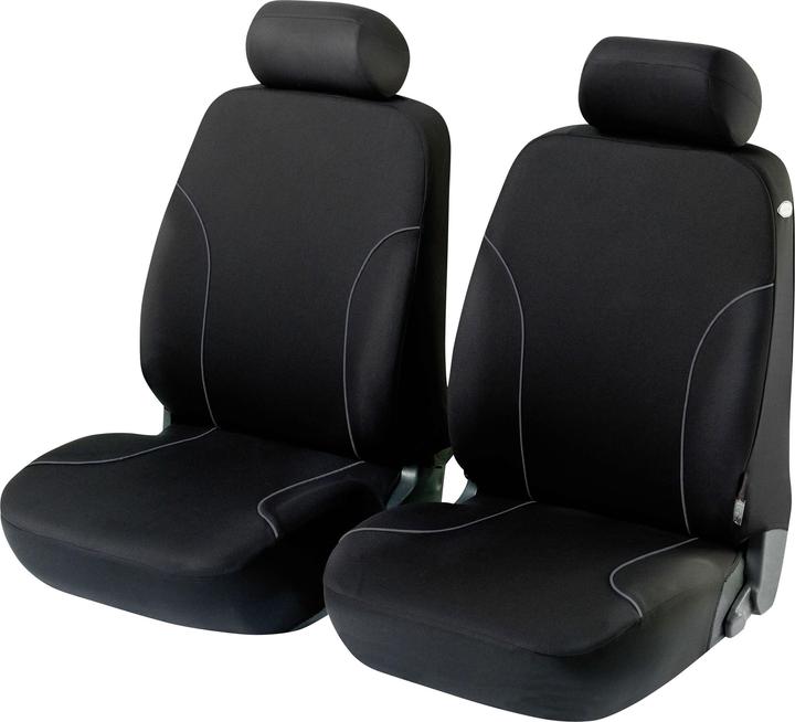 Walser Car seat cover 2 front seat covers zip fastener, ZIPP-IT Premium seat covers