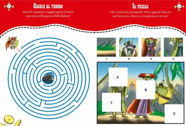 Productafbeelding 1000 spellen met piraten (Italiaans)