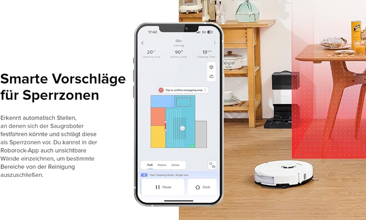 Immagine prodotto Roborock S8+ (Robot aspirapolvere)