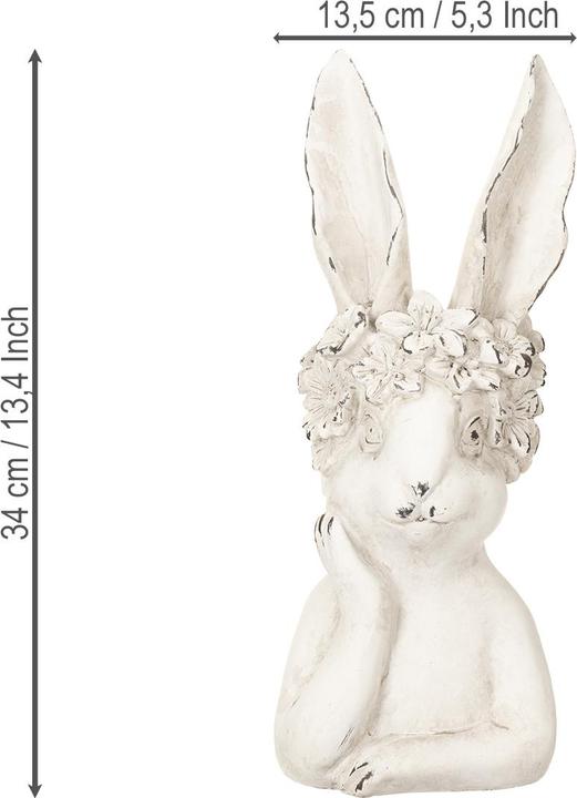 Viana Deko Hase mit detailreicher Gestaltung