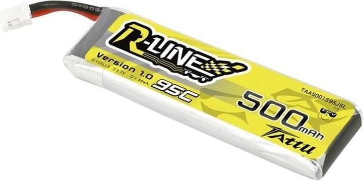 Actual product image Tattu RC Battery LiPo 500 mAh 3.7 V 95C R-Line (3.70 V, 500 mAh)