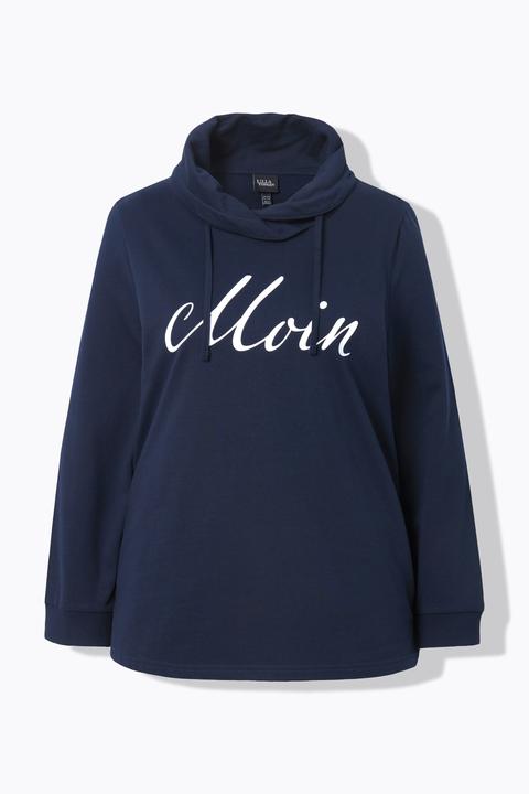 Produktbild Ulla Popken Sweatshirt, Moin, Stehkragen, Langarm (46, 48)