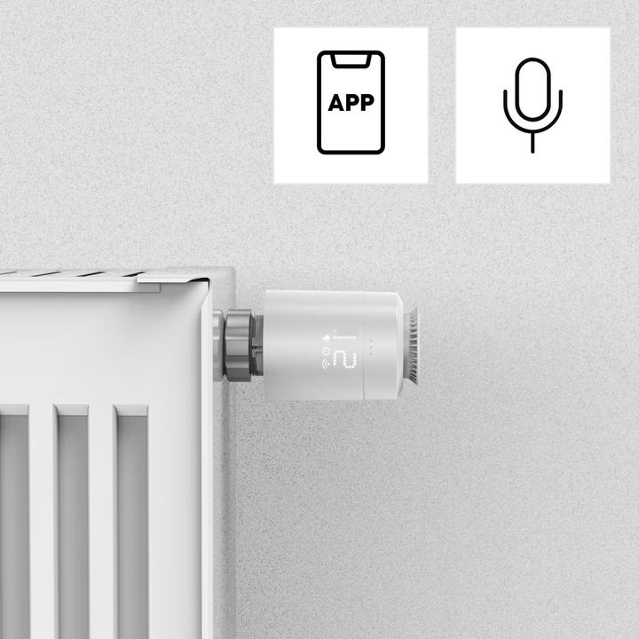 Actual product image Hama Smart WLAN heating control, 2x smart radiator thermostat + control centre