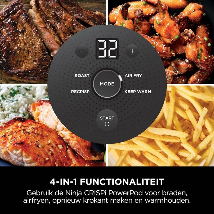 Actual product image Ninja Crispi 4-in-1 Airfryer FN101EUSG
