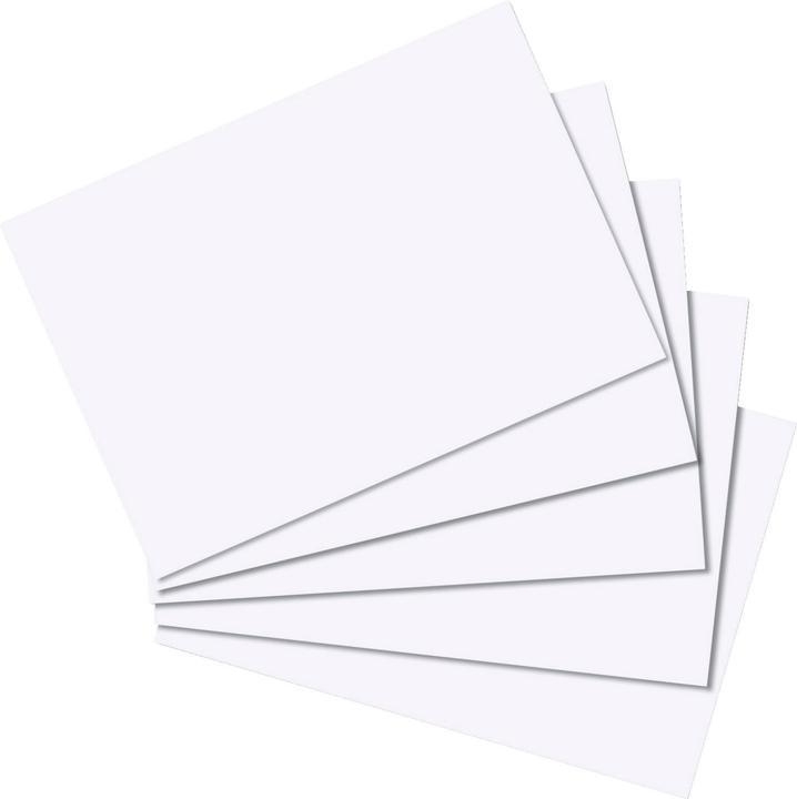 Image du produit Herlitz Fiche A8 (A8, 100x, 170 g/m²)