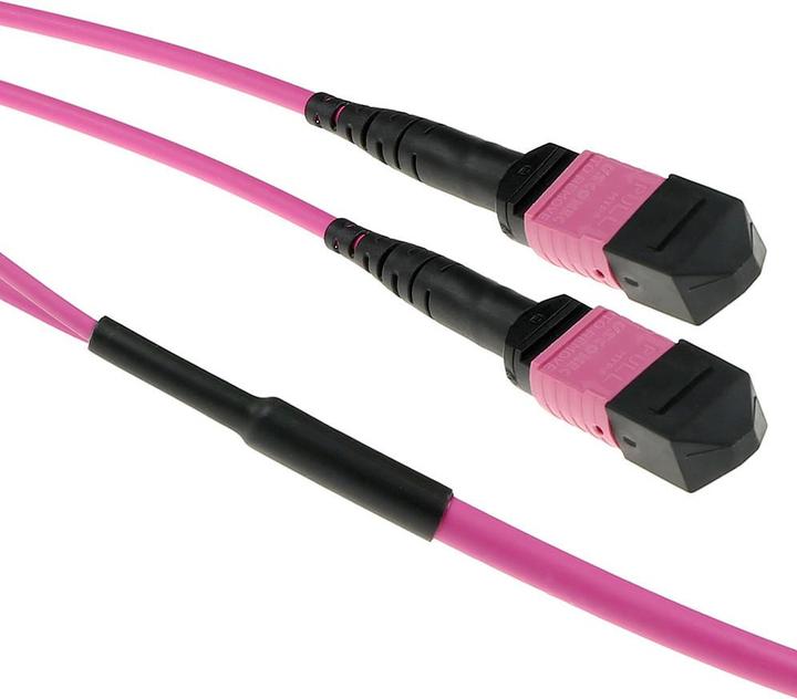 Image du produit ACT 7 meter Multimode 50/125 OM4(OM3) polarity A fiber trunk cable with 2 MTP/MPO female connectors (UTP, CAT7, 7 m)