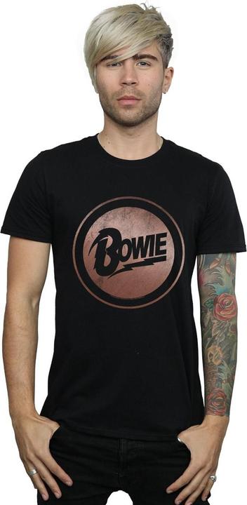 Produktbild David Bowie Rose Gold Circle TShirt (S)