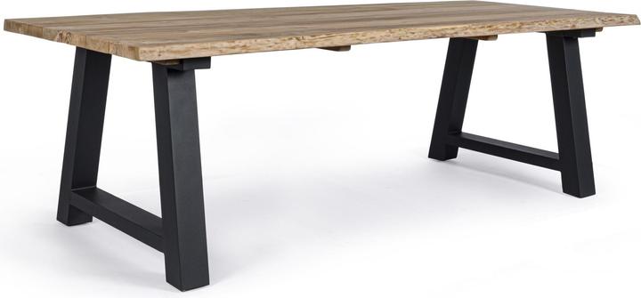 Bizzotto Garden table Rolland anthracite (240 x 100 x 77 cm)