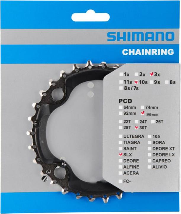 Shimano SLX FC-M672/FC-M622 Plateau de chaîne AN 96 mm (30)