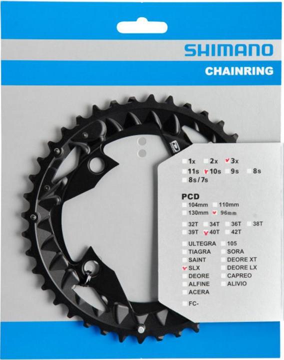 Image du produit Shimano SLX FC-M672/FC-M622 Plateau de chaîne AN 96 mm (30)