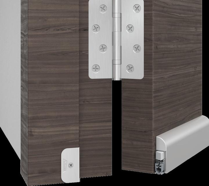 Produktbild Athmer Trdichtung Wind-Ex 1-310 1-seitig Lnge 985 mm Alu silberfarben eloxiert