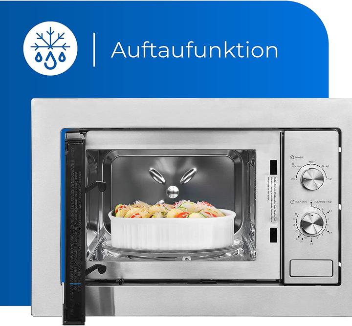 Actual product image Exquisit Built-in microwave EMW10-020 inox Manual (20 l)