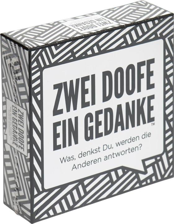 Actual product image Two stupid ones one thought (German)