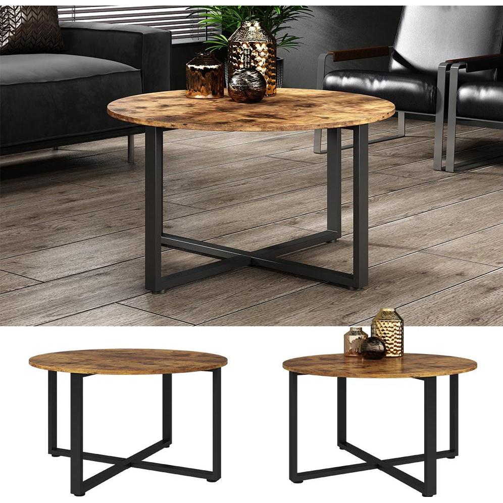 Thumbnail - Vicco, Couchtisch + Beistelltisch, Fyrk (80 x 47 x 47 cm)