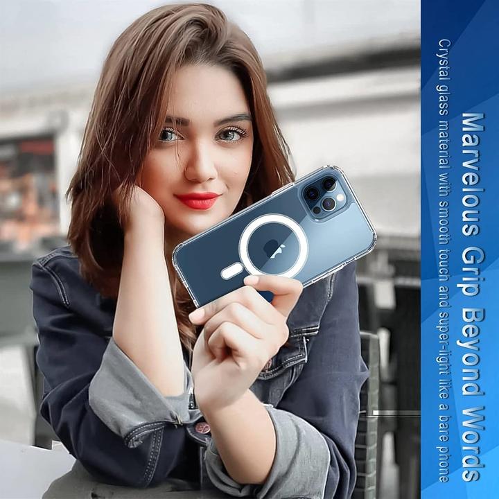 Actual product image PhoneLook Coque Gel transparent compatible MagSafe (Apple iPhone X)