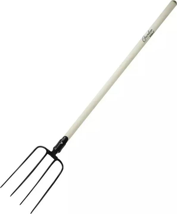 Actual product image Dedra 4-tooth fork, wooden handle, 130 cm