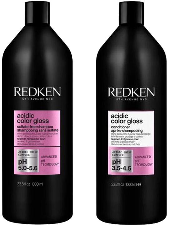 Image du produit Redken Shampoo e Balsamo Lucido Colore Acido (1000 ml, Shampoing liquide)