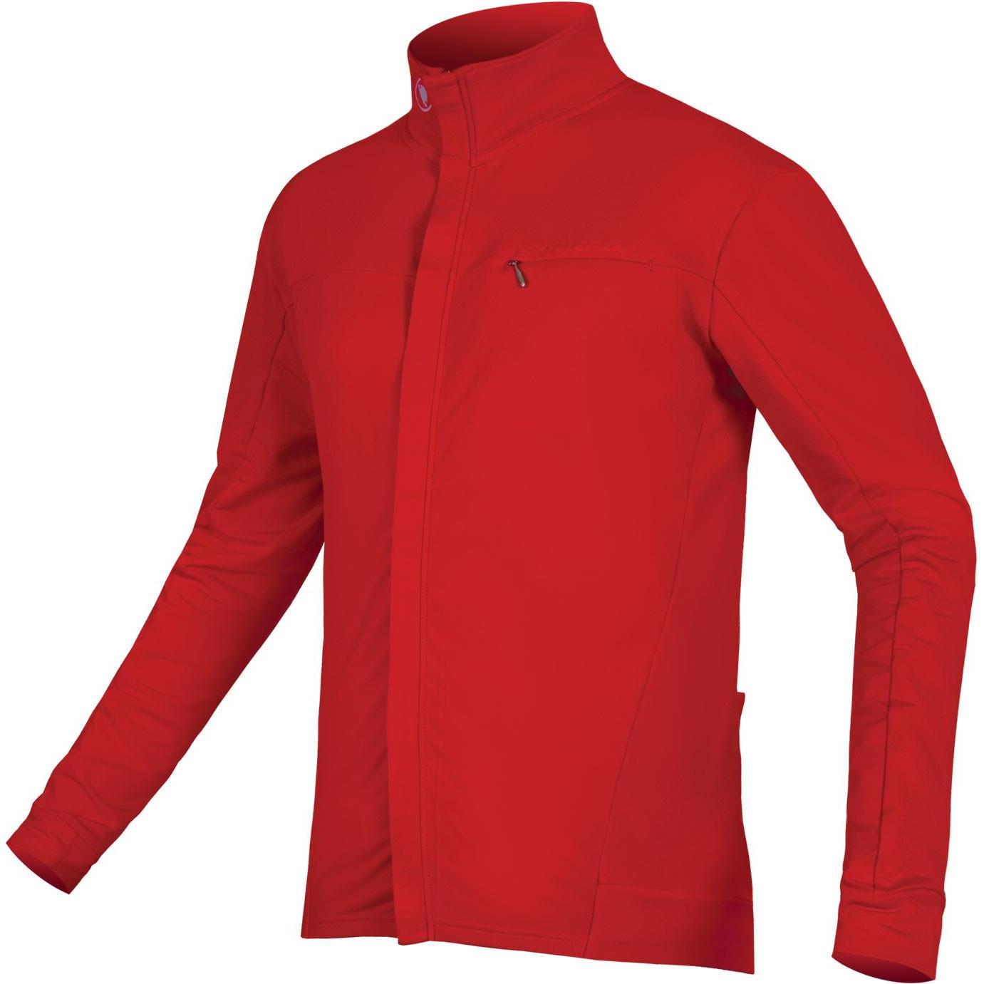Endura, Herren, Velojacke, Xtract Roubaix Longsleeve Jersey (L), Rot, L