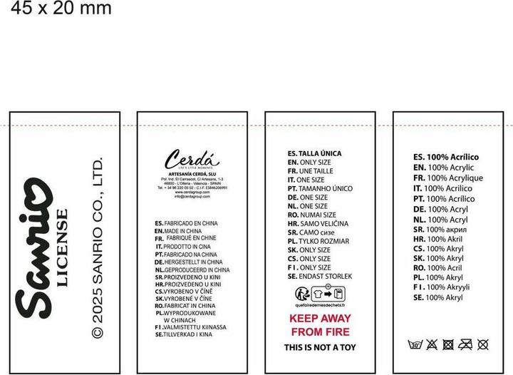 Actual product image Cerdá Sanrio - Kuromi