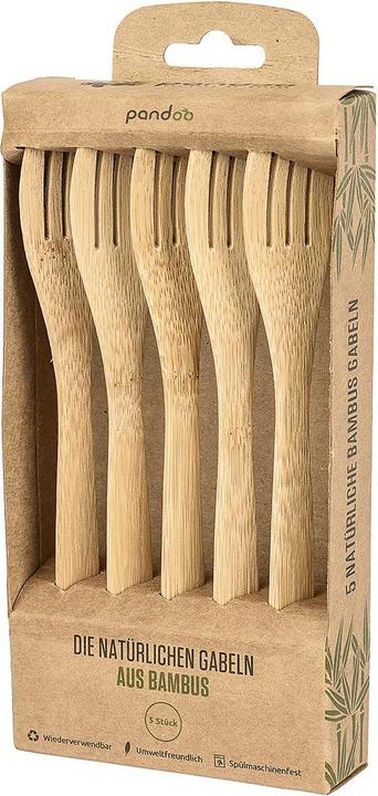 Produktbild Pandoo Gabel Bambus 5er (5 x)