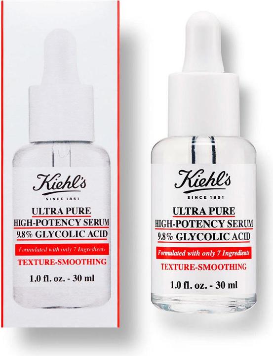 Actual product image Kiehl's Pure Serum Texture-Smooting Glycolic Acid 10% (30 ml)