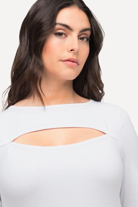 Immagine prodotto Ulla Popken Body aderente con apertura e maniche lunghe (M)