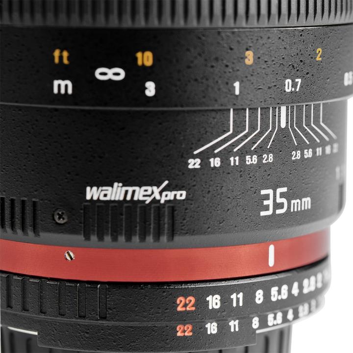 Actual product image Walimex pro 35mm f/1.4 Nikon F (Nikon F, full size, APS-C / DX)