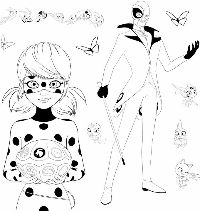 Produktbild Panini Miraculous: Heldenhafte Sticker zum Ausmalen