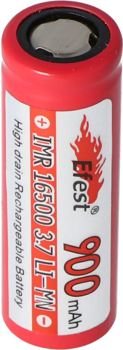 Efest Akku IMR 16500 Pluspol flach (1 pcs., 16500, 900 mAh)