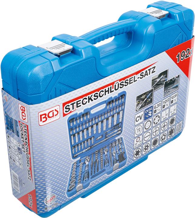 Produktbild BGS Steckschlüssel-Satz (4 mm, 4.5 mm, 5 mm, 5.5 mm, 6 mm, 7 mm, 8 mm, 9 mm, 10 mm, 11 mm, 12 mm, 13 mm, 14 mm, 3 mm, 15 mm, 16 mm, 17 mm, 18 mm, 19 mm, 22 mm, 24 mm, 27 mm, 30 mm, 32 mm)