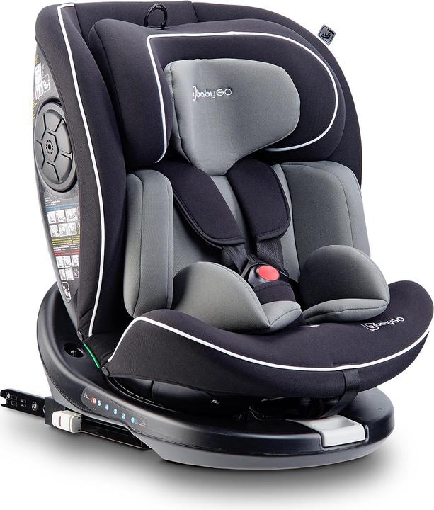 Actual product image BabyGo Nova2 black (Reboarder, ECE R129/i-Size Standard)