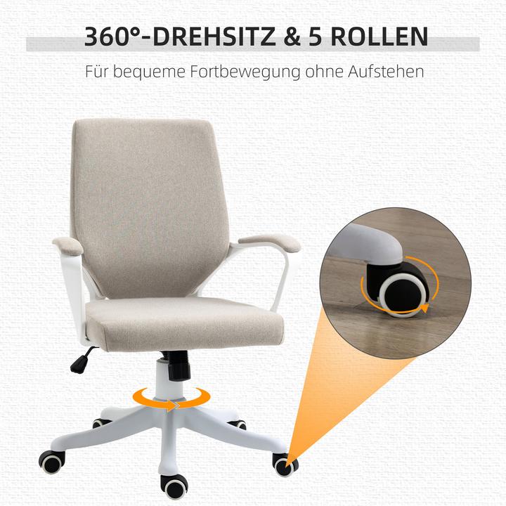 Produktbild Vinsetto Bürostuhl ergonomisches liniendesign, weiche Polsterung