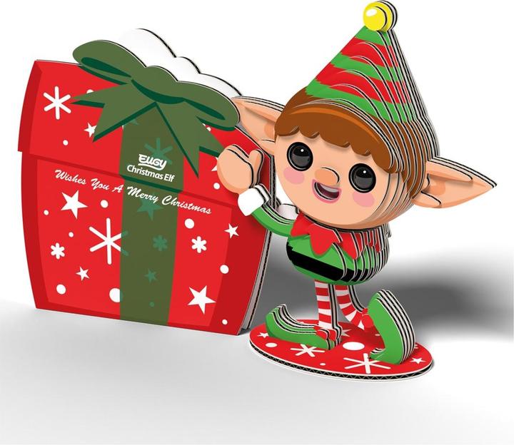 Actual product image Eugy 3D handicraft set Christmas elf (MQ6)