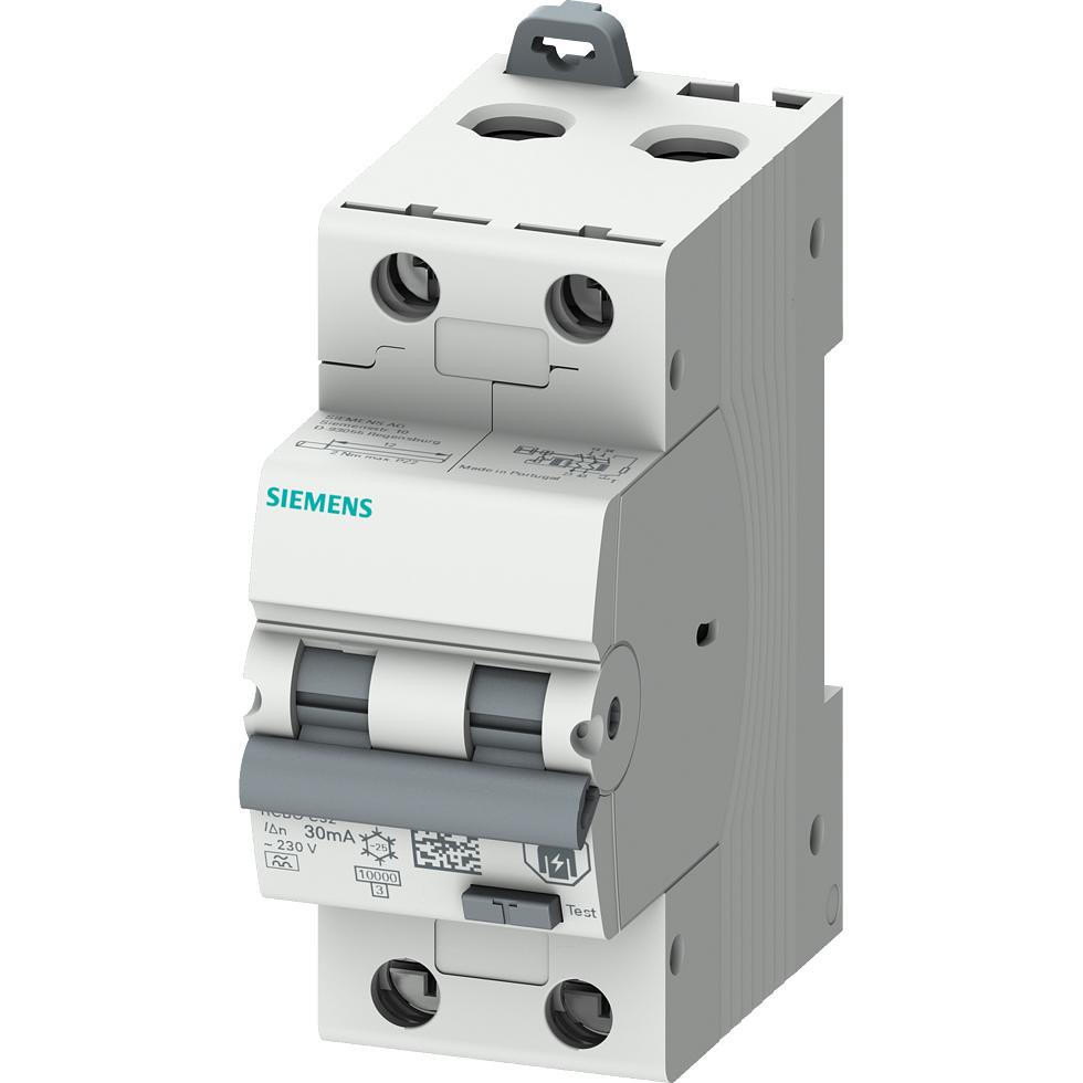 Siemens, Schutzschalter, FI/LS-Schutzschalter C20 1p+N 0,03A A 5SU1324-7FP20