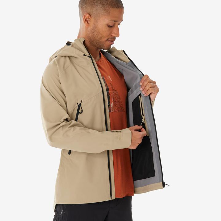 Actual product image Quechua Wanderjacke Herren - MH500 beige (3XL)