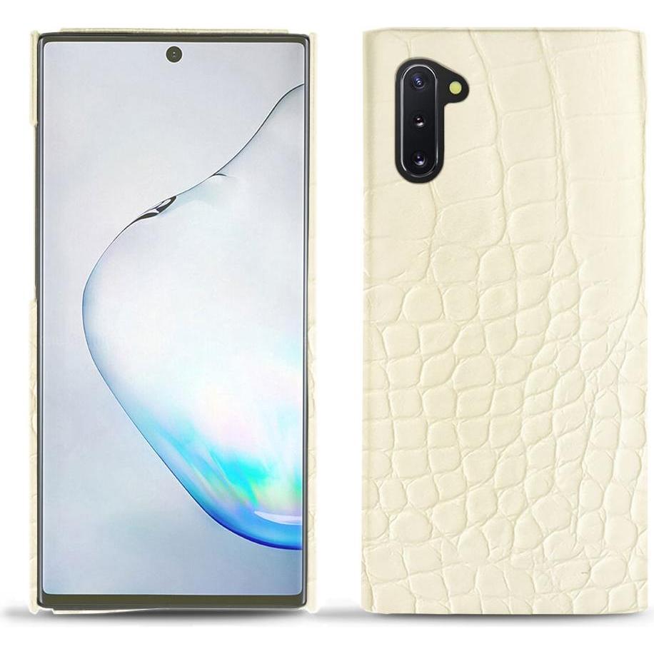 Noreve Lederschutzhülle (Samsung Galaxy Note 10), Smartphone Hülle, Weiss