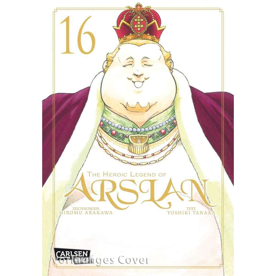 The Heroic Legend of Arslan 16, Belletristik von Hiromu Arakawa, Yoshiki Tanaka