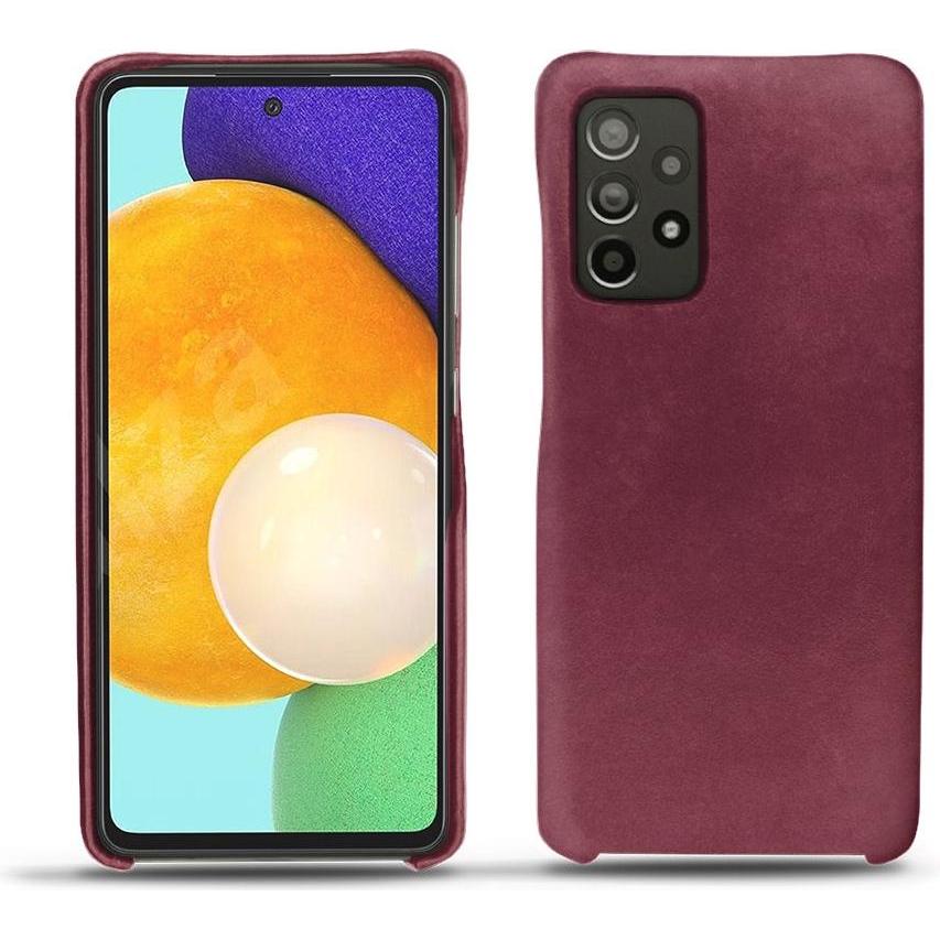 Noreve Lederschutzhülle (Samsung Galaxy A52), Smartphone Hülle, Violett