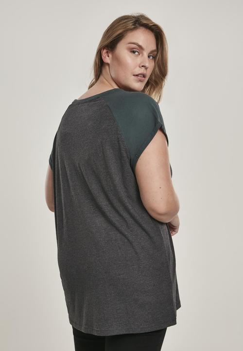 Image du produit Urban Classics Tee Raglan contrasté pour les femmes (3XL)