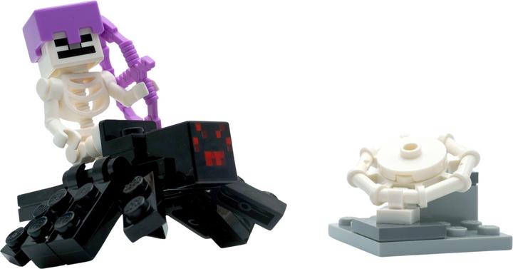 Actual product image LEGO Minecraft spider and skeleton with bow and helmet - 662307 NEW! Quantity 1x (662307)