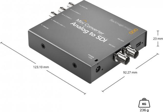 Produktbild Blackmagic Mini Converter Analog to SDI 2 (Analog -> Digital)